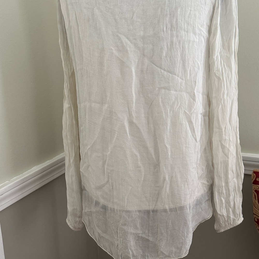 Carla Conti Cream Sequin Blouse - Picture 11 of 15